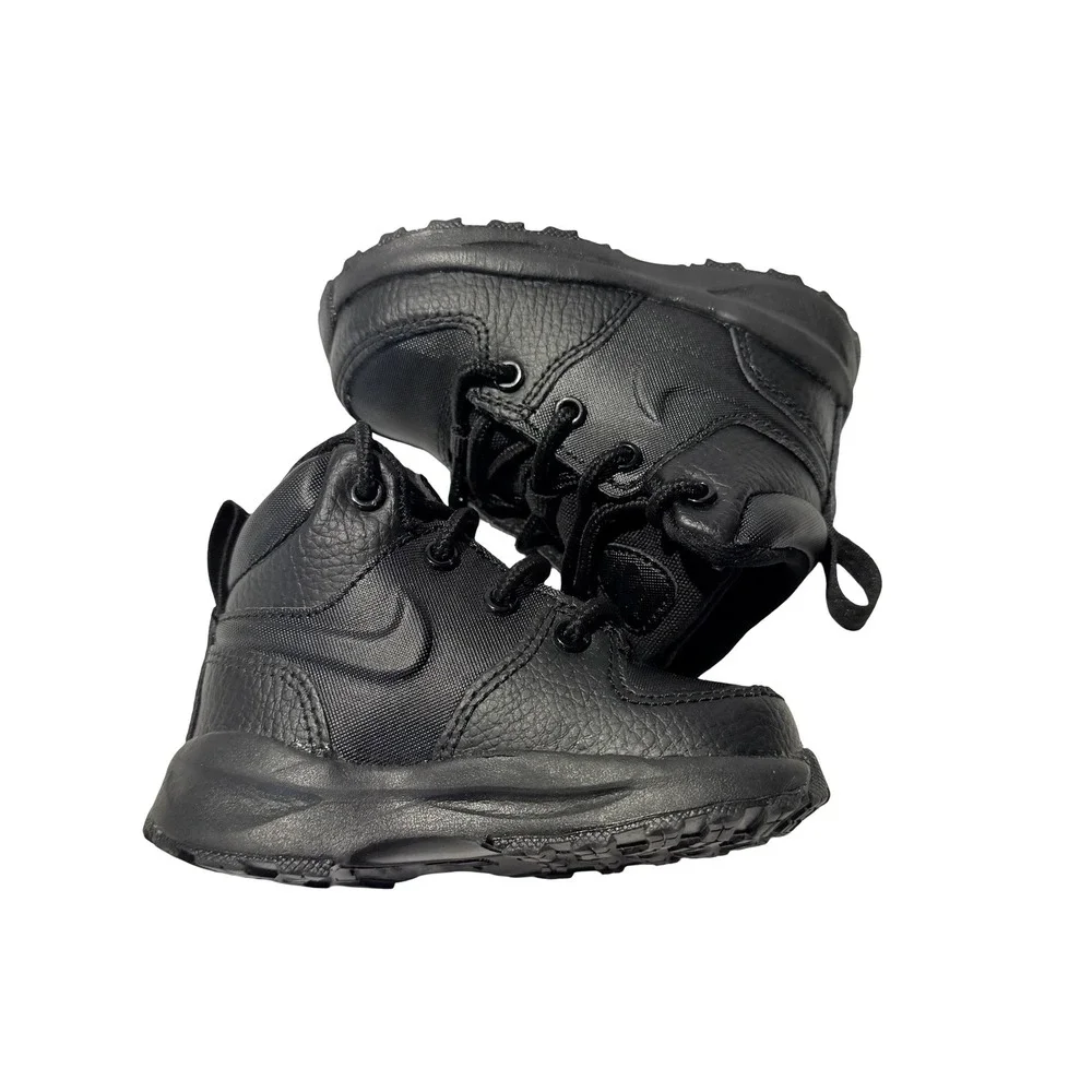 Nike Manoa LTR Toddler Boots Triple Black HF0749-001 Size 5C‎